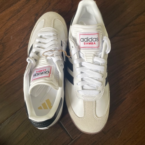 adidas Samba White and Black Sneakers - Picture 12 of 12